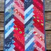 Quilted Chevrons Table Runner