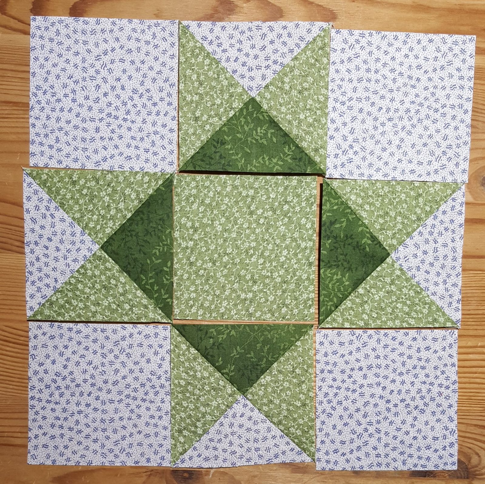 How to Make a 9-inch Ohio Star Quilt Block - A Visual Guide - Maine ...