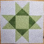 Beautiful 9-inch Ohio Star quilt block